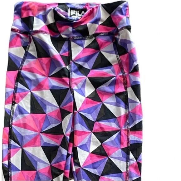 UNDER ARMOUR 90 DEGREE FILA EUC GIRLS LEGGINGS TOP SHIRT SUMMER SIZE M 10 12 - Picture 6 of 11